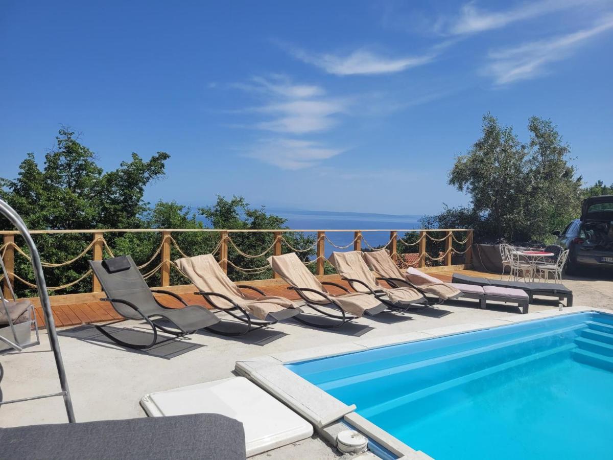 לובראן Ferienwohnung Mit Pool Kroatien Mit Meerblick Und Pool מראה חיצוני תמונה