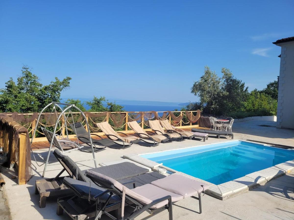 לובראן Ferienwohnung Mit Pool Kroatien Mit Meerblick Und Pool מראה חיצוני תמונה