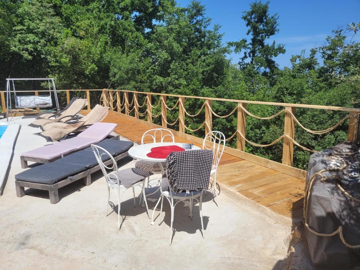 לובראן Ferienwohnung Mit Pool Kroatien Mit Meerblick Und Pool מראה חיצוני תמונה