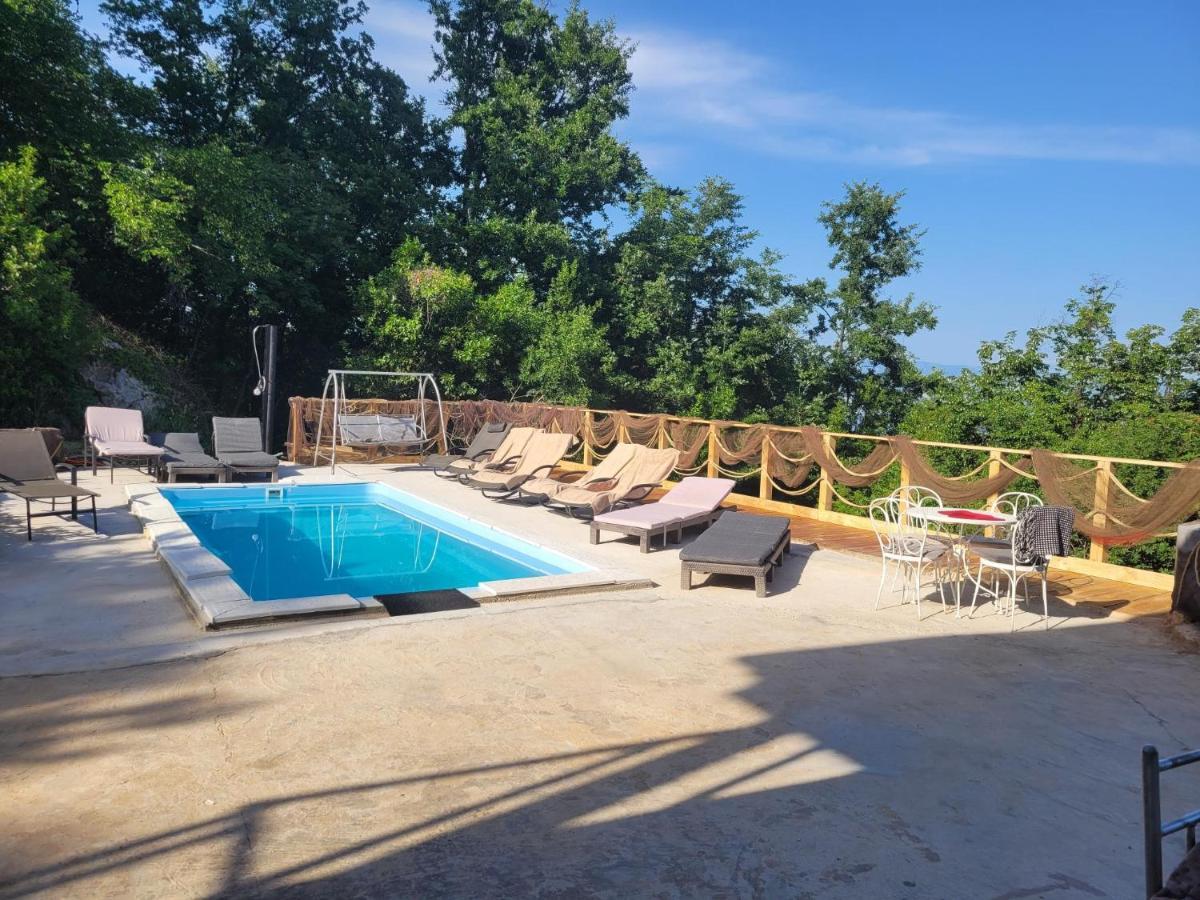 לובראן Ferienwohnung Mit Pool Kroatien Mit Meerblick Und Pool מראה חיצוני תמונה