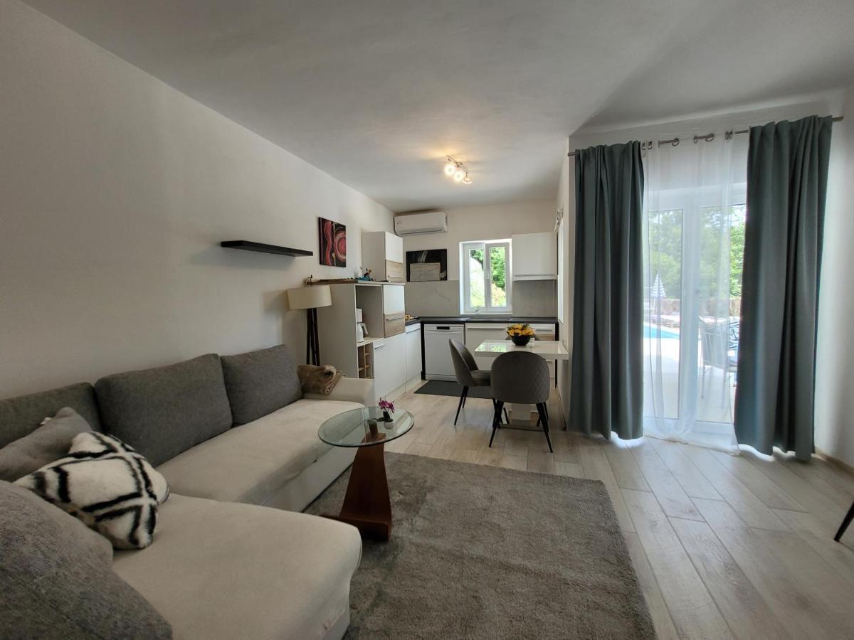 לובראן Ferienwohnung Mit Pool Kroatien Mit Meerblick Und Pool מראה חיצוני תמונה